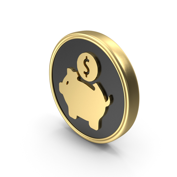 Gold Piggy Bank PNG Images & PSDs for Download