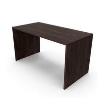 Crate&Barrel - Sentry Walnut 55 Work Table PNG & PSD Images