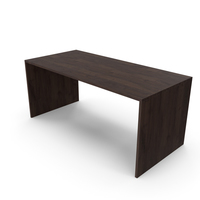 Crate&Barrel - Sentry Walnut68 Work Table PNG & PSD Images