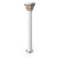 White Marble Column PNG & PSD Images