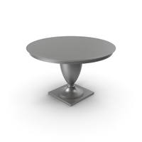 Klismos Small Round Dining Table PNG & PSD Images
