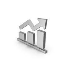 Symbol Graph Chart Silver PNG & PSD Images