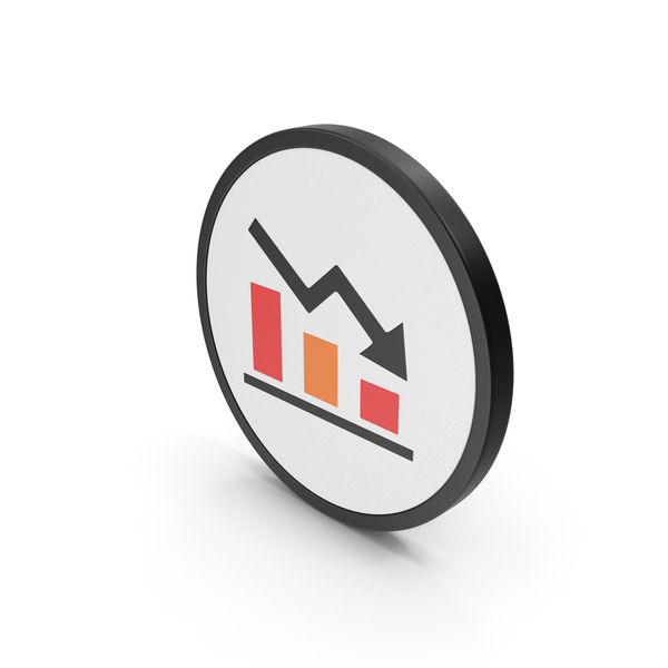 Icon Graph Down PNG & PSD Images