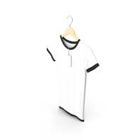 Female Crew Neck Hanging With Tag White and Black PNG & PSD Images