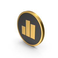 Gold Icon Graph PNG & PSD Images