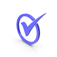 Check Icon Blue PNG & PSD Images