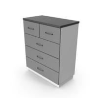 Chiffonier Commode Gray PNG & PSD Images