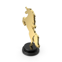Golden Horse Symbol PNG & PSD Images