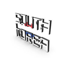 South Korea Text with Flag PNG & PSD Images