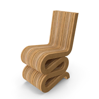 Gehry Wiggle Chair PNG & PSD Images
