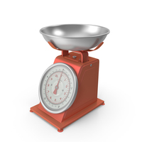 Kitchen Scale Red PNG & PSD Images