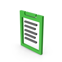 Symbol Clipboard Green PNG & PSD Images