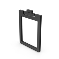 Symbol Clipboard Empty Black PNG & PSD Images