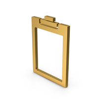 Clipboard Icon Gold PNG & PSD Images