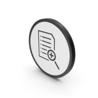 Icon Document File Zoom PNG & PSD Images