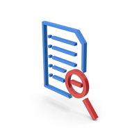 Document Zoom Out Symbol PNG & PSD Images