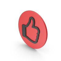 Like Symbol Red Black PNG & PSD Images