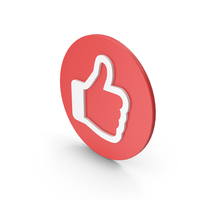 Like Symbol Red White PNG & PSD Images
