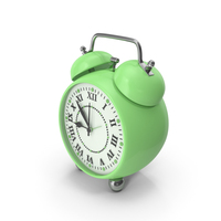 Alarm Clock Green PNG & PSD Images