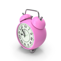 Alarm Clock Pink PNG & PSD Images