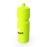 Sports Bottle Yellow PNG & PSD Images