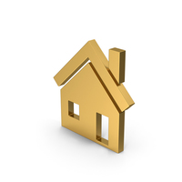 Symbol House Gold PNG & PSD Images