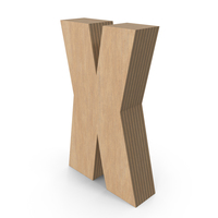 X Wood PNG & PSD Images