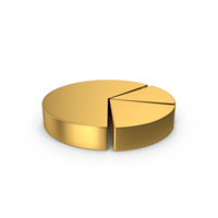 Gold Symbol Pie Chart PNG & PSD Images