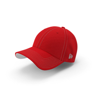 Baseball Cap Red White PNG & PSD Images