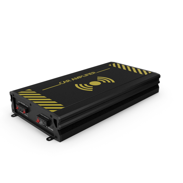 Car Amplifier Black PNG & PSD Images
