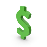 Symbol Green Dollar PNG & PSD Images