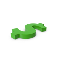 Green Symbol Dollar PNG & PSD Images