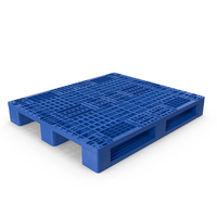 Plastic Pallet Blue PNG & PSD Images