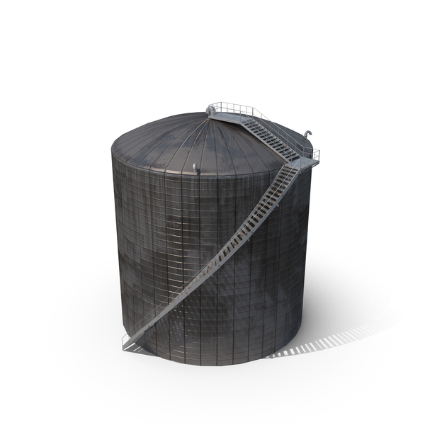 Industrial Site Silo PNG & PSD Images