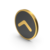 Gold Icon Arrow PNG & PSD Images