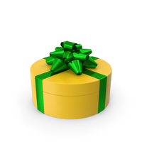 Ring Gift Box Green Yellow PNG & PSD Images
