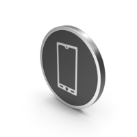 Silver Icon Smart Phone PNG & PSD Images