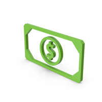 Symbol Banknote Green PNG & PSD Images