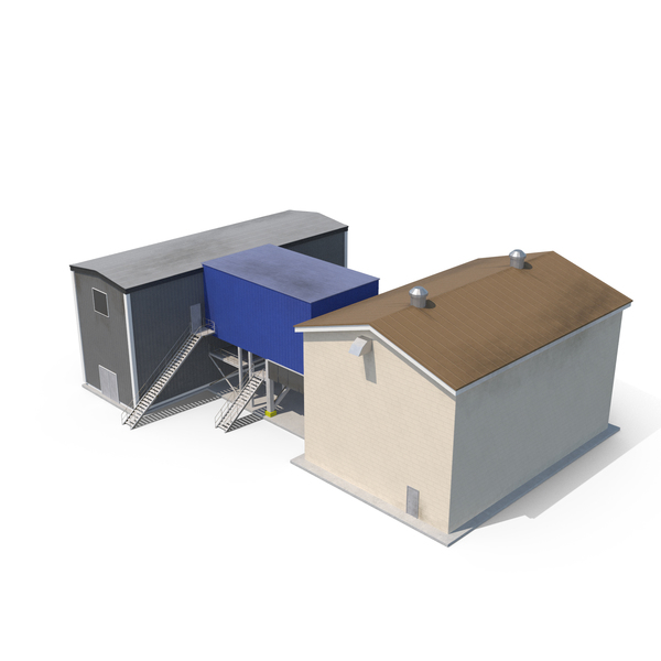 Industrial Site Building PNG & PSD Images