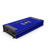Car Amplifier Blue PNG & PSD Images
