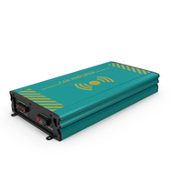 Car Amplifier Sky Blue PNG & PSD Images