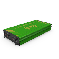 Car Amplifier Green Used PNG & PSD Images