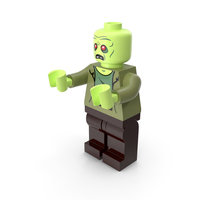 Lego Zombie Pose PNG & PSD Images
