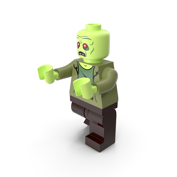 Lego Zombie Pose PNG & PSD Images