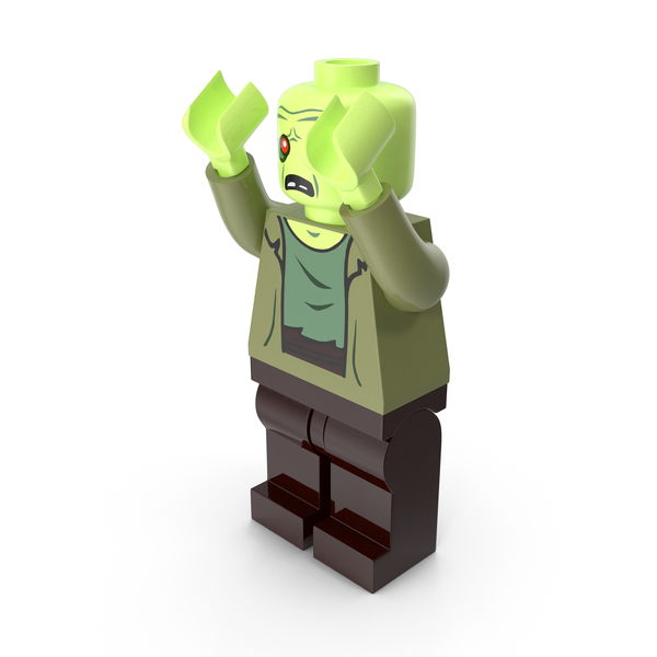 Lego Zombie Pose PNG & PSD Images