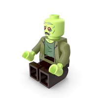 Lego Zombie Sitting PNG & PSD Images