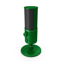 Streaming Microphone Green PNG & PSD Images