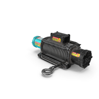 Winch Blue Used PNG & PSD Images
