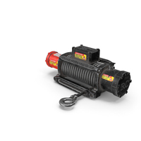 Winch Red Used PNG & PSD Images