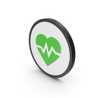 Icon Heart Medicine Green PNG & PSD Images